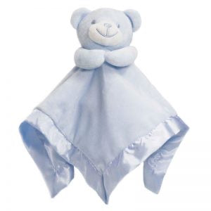Bear comforter with satin back