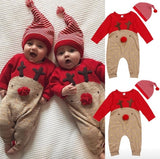 Baby reindeer two piece playsuit