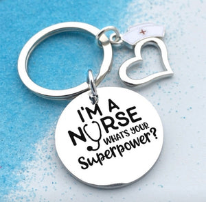 I’m a Nirse, what’s your superpower key ring
